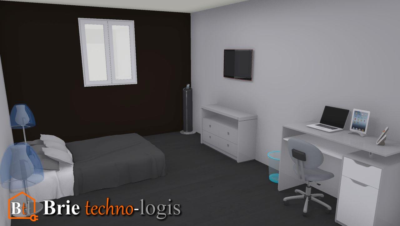 technologies dans chambre à coucher