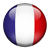 drapeau français rond